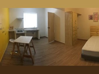 Roomgo MX - LOFT CERCA FACULTAD MEDICINA, NUTRICIÓN, ODONTOLOGÍA, HU, Monterrey - MX$4,500 por mes