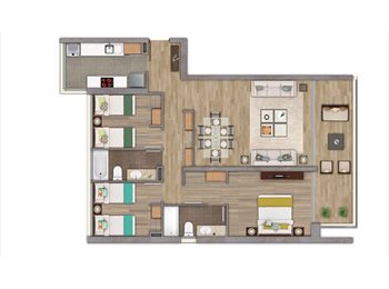 CompartoDepto CL - Se arrienda pieza en dpto de CONCÓN, Concón - CH$400.000 por mes