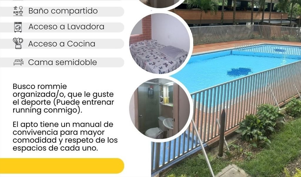 Habitacion en arriendo en Carrera 76, Los Colores - Se Arrienda Habitación, Los Colores, Medellín | CompartoApto - Image 3