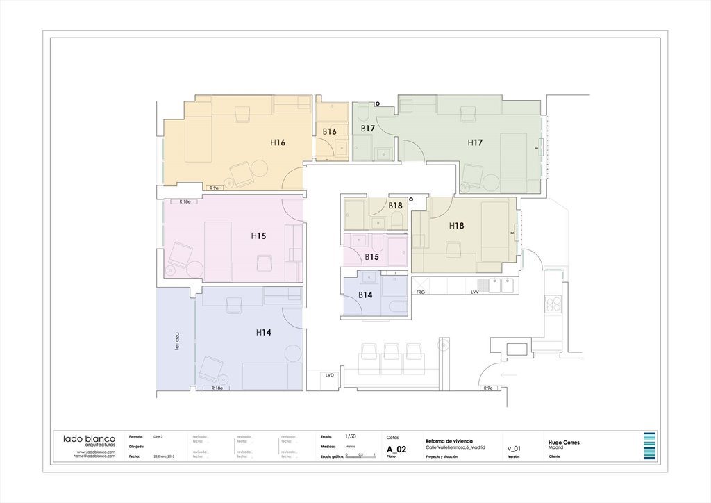 Piso Compartido en Calle de Vallehermoso, Chamberí - MODERNO PISO CON HABITACIONES CON BAÑO INDIVIDUAL | Roomgo - Image 8