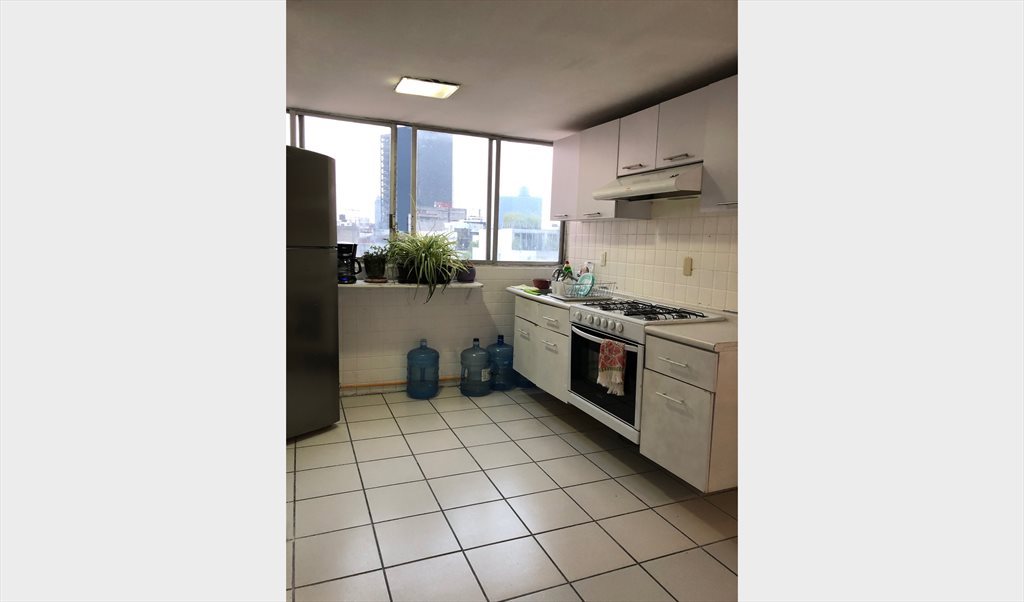 Renta Cuarto Grande en Depa Luminoso con Baño Privado - Calle Culiacán, Hipódromo | Roomgo - Image 5