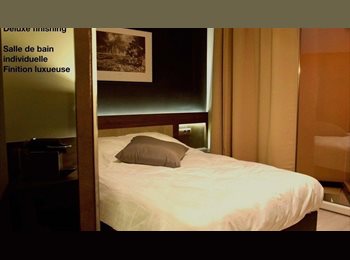 Appartager BE - Spacieuse room3/salle de bains privée- Service nettoyage, Etterbeek - 540 € pm