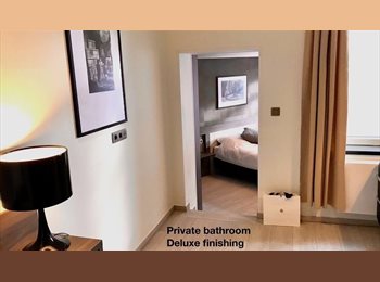 Appartager BE - Studio Room 7-Spacieux studio de luxe meublé-salle de bains privée-service nettoyage, Etterbeek - 710 € pm