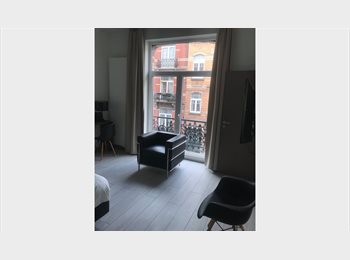 Appartager BE - Room 8/Studio  de Luxe furnished+ cleaning:/EU quarter., Etterbeek - 710 € pm
