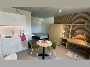 Appartager BE - Studio meublé, campus Kaai Erasmus, Anderlecht - 670 € pm