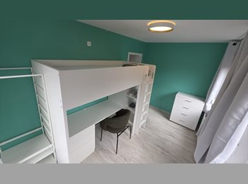 Appartager BE -  Colocation fraichement rénovée en plein cœur de Mons – 1 chambre dispo MAINTENANT ! , Mons - 515 € pm