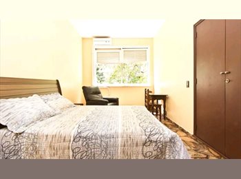Roomgo BR - QUARTO CONFORTÁVEL NO FLAMENGO ZONA SUL PERTO DA PRAIA E METRO, Flamengo - R$ 3.200 Por mês
