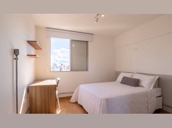 Roomgo BR - Quartos mobiliados em Pinheiros - tudo incluso!, Pinheiros - R$ 2.800 Por mês