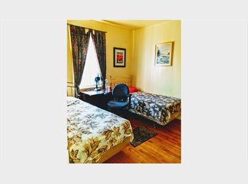 Roomgo CA - Private Personal room/Room for 2 girls,or for 1 in Shared, near Metro Parc/Frontenac/Saint Michal, Montréal - $390 pcm