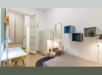 Roomgo ES - RH8A-R6 Habitación doble con baño propio en Gràcia, Gràcia - 890 € por mes