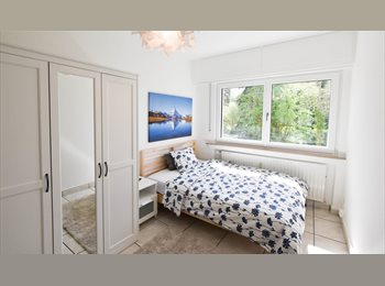 Appartager LU - Furnished double bedroom (A)- Spacious new flat, Luxembourg - 975 € / Mois