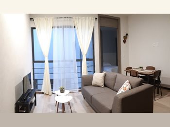 Roomgo MX - Cómoda habitación amueblada en departamento nuevo (cerca de la colonia Roma, Juárez y Centro), México - D.F. - MX$7,500 por mes