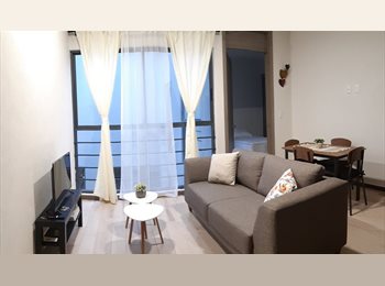 Roomgo MX - Comfortable, furnished room with private bathroom in new apartment (close to Colonia Roma, Juarez an, México - D.F. - MX$8,000 por mes
