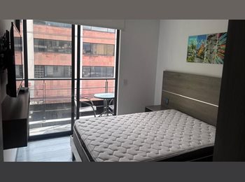 Roomgo MX - Habitación amueblada con TODOS los servicios (ROOMIE), México - D.F. - MX$6,500 por mes