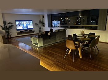 Roomgo MX - Habitacion privada con baño privado y elevador privado en condominio Towers GMA, Miguel Hidalgo - MX$10,000 por mes