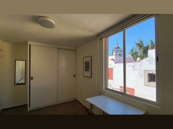 Roomgo MX - Habitación muy luminosa con hermosa vista en renta en Roma Norte (EN/FR), Cuauhtémoc - MX$9,500 por mes