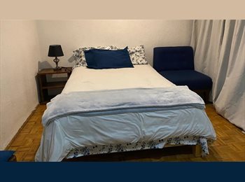 Roomgo MX - Cómoda Habitación Amueblada De 16 M2 Con Baño Propio En El Centro De Coyoacán, Coyoacán - MX$5,400 por mes