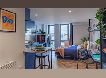 Roomgo UK - URGENT TENANCY TAKEOVER: Gold Suite Available – Limelight Student Accommodation, Liverpool, Liverpool - £986 pcm