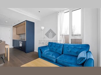 Roomgo UK - Modern Central London Studio with Gym & 24/7 Concierge, Kennington - £2,600 pcm
