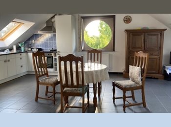 Appartager BE - Duplex 95m2 et maison calme, Laeken - 900 € pm