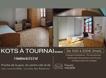 Appartager BE - Kot a louer a tournai proche gare Condorcet Losi, Tournai - 310 € pm