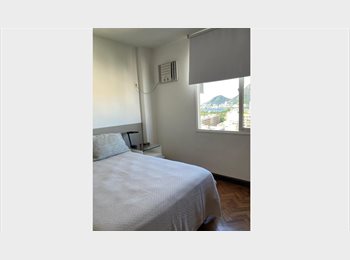 Roomgo BR - QUARTO PRAIA LEBLON/PUC/METRO & HOSPITAL M.C, Leblon - R$ 3.800 Por mês