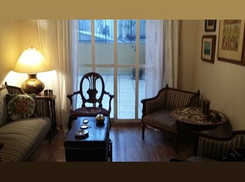 Roomgo BR - Òtimo quarto  claro e silencioso no  Itaim-Bibi, à uma quadra da Faria Lima.WIFI 300,megas, Itaim Bibi - R$ 1.500 Por mês