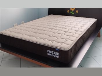 Roomgo BR - Quartos individuais próx Estação Barra Funda, Santa Cecilia - R$ 1.300 Por mês