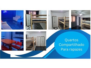 Roomgo BR - Hospedagem masculina , Quartos compartilhados, São Caetano do Sul - R$ 458 Por mês