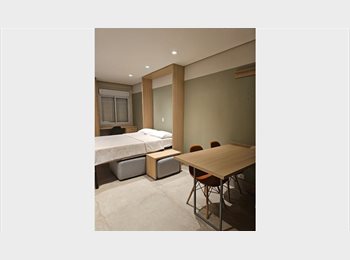 Roomgo BR - Flat/ totalmente mobiliado melhor localização dos Jardins, Consolação - R$ 3.800 Por mês