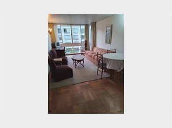 CompartoDepto CL - Habitación amoblada con baño privado, en depto con 2 habitaciones y 2 baños en  Manuel Montt esquina, Providencia - CH$450.000 por mes