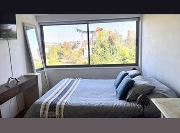 CompartoDepto CL - Depto con hermosa vista al Parque a pasos Metro Bilbao. Dos personas., Providencia - CH$800.000 por mes