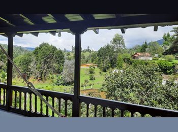 CompartoApto CO - HABITACION EN FINCA 15 MINUTOS DEL AEROPUERTO JMC, Guarne - COP$ 900.000 por mes