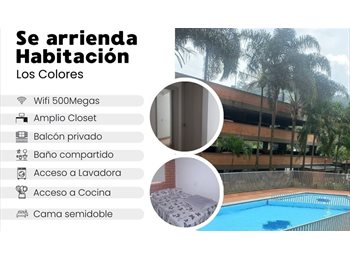 CompartoApto CO - Se Arrienda Habitación, Los Colores, Medellín, Medellín - COP$ 950.000 por mes