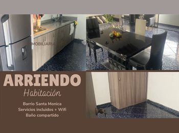 CompartoApto CO - Habitacion Arriendo Santa Monica, Medellin, Medellín - COP$ 800.000 por mes