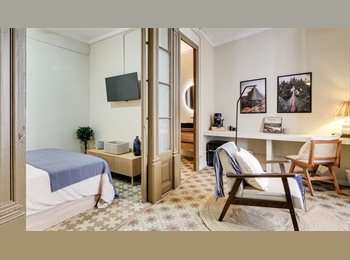 Roomgo ES - SANTORINI: AMAZING ROOM PRIVATE BATHROOM & TERRACE, Barcelona - 1.090 € por mes