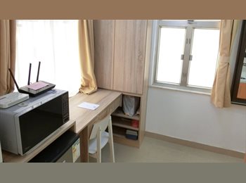 Roomgo HK - One Bdm Furnished Apt Walk to Prin Ed/Mongkok MTRs, Tai Kok Tsui - HKD8,550 pcm