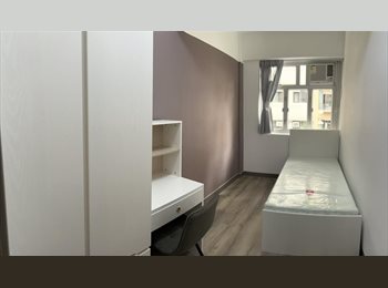 Roomgo HK - [NO AGENT FEE | DIRECT LANDLORD] SINGLE ROOM FOR MALE / FEMALE IN A SHARE FLAT | 4-PAX COLIVING | TA, Tai Po - HKD5,100 pcm