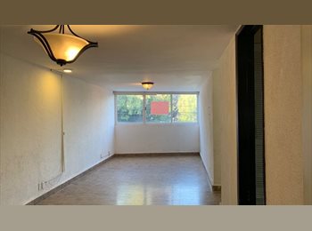 Roomgo MX - rento depto 3 cuartos 2 baños terraza cocina integ, Azcapotzalco - MX$18,500 por mes