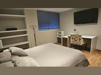 Roomgo MX - Habitacion amueblada de lujo en hermosa residencia en fraccionamiento detras de zona de hospitale, Tlalpan - MX$7,400 por mes