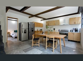 Roomgo MX - Cuarto privado en depa compartido en la Roma, Cuauhtémoc - MX$12,950 por mes