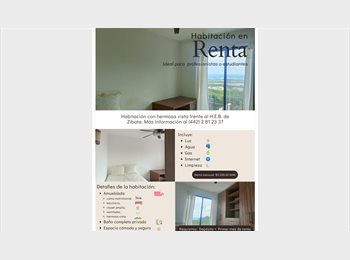 Roomgo MX - Renta habitación Zibata Querétaro, El Marqués - MX$5,500 por mes