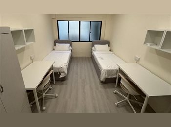 Roomgo SG - Newly Furbished Twin Room (SMU, LASALLE, NAFA, Kaplan w/in 10 min), Farrer Park - $1,800 pm