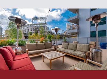 Roomgo US - Stylish Downtown San Diego 1BR Condo | Across from Petco Park & Steps to Gaslamp, Gaslamp Quarter - $3,600 pm