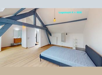 Appartager BE - Colocation rénovée étudiante ou jeune travailleur proche de la gare centrale, Charleroi - 550 € pm