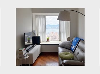 Roomgo HK - Ocean viewHigh Floor Cozy flat, Tseung Kwan O / Hang Hau - HKD9,000 pcm