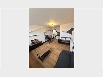 Appartager BE -  Immeuble de rapport à Charleroi - 4 kots étudiants + local commercial à louer dès le 1er septembre , Charleroi - 550 € pm