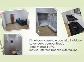 Roomgo BR - Alugo Kitnet, Sorocaba - R$ 1.190 Por mês