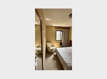 Roomgo BR - Quarto disponível em São Paulo — apartamento completo, com rooftop, piscina e academia, Jardim Paulista - R$ 2.370 Por mês