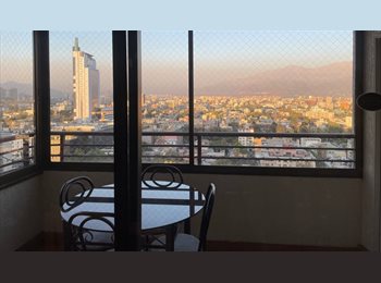 CompartoDepto CL - Compartir dpto amoblado 3D,2B, Santiago Centro - CH$350.000 por mes